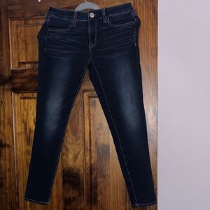 Dark Wash Women's Skinny Jeans - Classic Stretch Denim